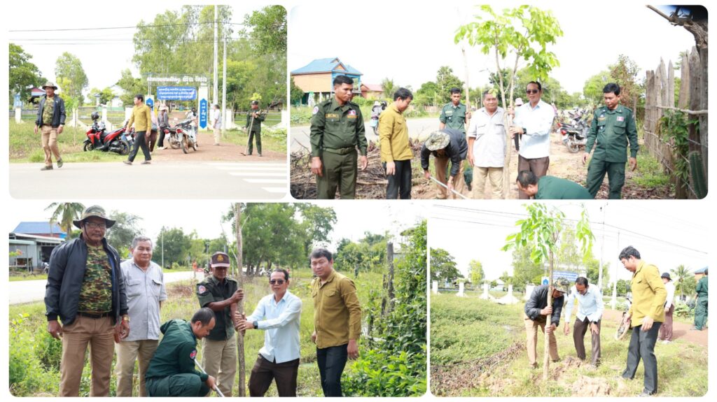 អភិបាលស្រុកស្ទោង ណែនាំដល់អាជ្ញាធរឃុំត្រូវធ្វើអនាម័យនិង កាត់សំអាតមែកឈើតាមផ្លូវជាតិលេខ៦ ឱ្យបានល្អជាប្រចាំ